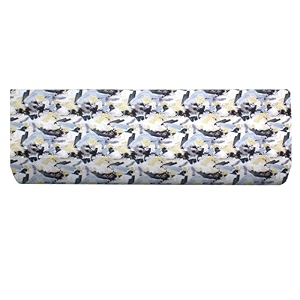 the furnishing tree elastic fit split ac cover for 1 ton indoor unit stretchable protector made of lycra spandex and polyester abstract pattern yellow