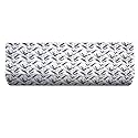 The Furnishing Tree Elastic fit Split AC Cover for 2 ton Indoor Unit, Stretchable Protector Made of Lycra, Spandex and Polyester, Abstract Feather Black