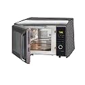 The Furnishing Tree Microwave Oven Cover full closure PVC suitable for all major brands for size LxWxH 17x20x14 in inches Polka dot Pattern Grey