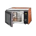 The Furnishing Tree Microwave Oven Cover full closure PVC suitable for all major brands for size LxWxH 14x19x13 in inches Seamless Pattern Brick