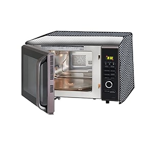 the furnishing tree microwave oven cover printed pvc suitable for all major brands for size lxwxh-19x21x13 in inches