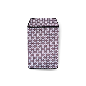 the furnishing tree pvc washing machine cover fully automatic suitable for 7 kg top load tl-sgdg aqua 70kg counterchange pattern grey
