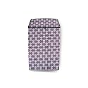 The Furnishing Tree PVC Washing Machine Cover Fully Automatic Suitable for 7 kg Top Load TL-SGDG Aqua 7.0Kg Counterchange Pattern Grey