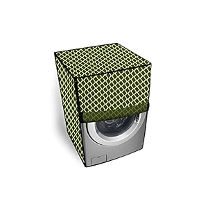 the furnishing tree washing machine cover check military compatible for bosch 6 kg fully-automatic front loading wab16060in - d  w  h   61x61x864 cm 