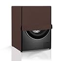 The Furnishing Tree Washing Machine Cover Coffee Compatible for LG 6.5 Kg Front Loading FHT1265ZNL - D × W × H : ( 48.3x61x86.4 CM )