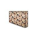 The Furnishing Tree Waterproof &amp; Dustproof PVC LED/LCD/Monitor TV Cover Suitable for All Models of 24 Inch TV, Dimensions of the Cover WxHxD In Inches: ( 22x14x3 ), Lotus Pattern Beige