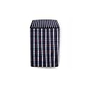 The Furnishing Tree Waterproof and Dustproof Polyester Washing Machine Cover Top Loading Compatible for LG, 6 Kg, 6.2 Kg, 6.5 Kg, 7 Kg, CM-(56x56x85), Checkered Pattern Grey