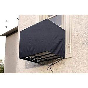 the furnishing tree window ac cover for 15 ton waterproof and dustproof polyester black color