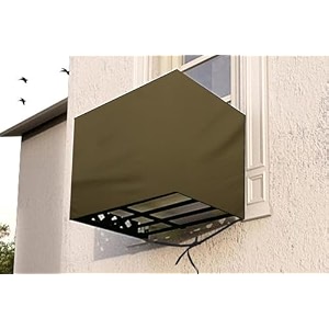 the furnishing tree window ac cover for 15 ton waterproof and dustproof polyester beige color