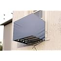 The Furnishing Tree Window AC Cover for 1 Ton Waterproof and dustproof Polyester Grey Color