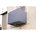 The Furnishing Tree Window AC Cover for 2 Ton Waterproof and dustproof Polyester Grey Color