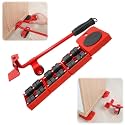 Furniture Lifting Tool Set with Rolling Wheels and Adjustable Height for Easy Moving and Sliding,Provides Practical Assistance (TagliaunicaBlu/1)