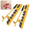 Furniture Lifting Tool Set with Rolling Wheels for Easy Moving and Sliding,Easy Lifting and Rolling (TagliaunicaGiallo/2)