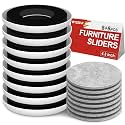 Furniture Sliders for Hardwood Floors - Multi-Surface Moving Sliders