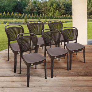furniture yard mango salsa plastic chairstackable plastic chairstrong  sturdy structure plastic outdoor chair