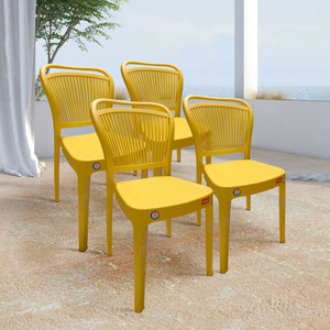 furniture yard mango salsa plastic chairstackable plastic chairstrong  sturdy structure plastic outdoor chair