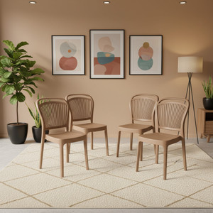 Furniture Yard Mango Salsa Plastic Chair Stackable