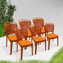 Furniture Yard Mango Salsa Plastic Chair/Stackable Plastic Chair/Strong & Sturdy Structure/ Plastic Outdoor Chair