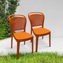 Furniture Yard Mango Salsa Plastic Chair/Stackable Plastic Chair/Strong & Sturdy Structure/ Plastic Outdoor Chair