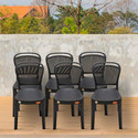 Furniture Yard Mango Salsa Plastic Chair/Stackable Plastic Chair/Strong & Sturdy Structure/ Plastic Outdoor Chair