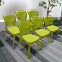 Furniture Yard Mango Salsa Plastic Chair/Stackable Plastic Chair/Strong & Sturdy Structure/ Plastic Outdoor Chair