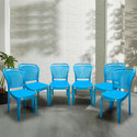 Furniture Yard Mango Salsa Plastic Chair/Stackable Plastic Chair/Strong & Sturdy Structure/ Plastic Outdoor Chair