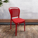 Furniture Yard Mango Salsa Plastic Chair/Stackable Plastic Chair/Strong & Sturdy Structure/ Plastic Outdoor Chair