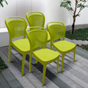 Furniture Yard Mango Salsa Plastic Chair/Stackable Plastic Chair/Strong & Sturdy Structure/ Plastic Outdoor Chair