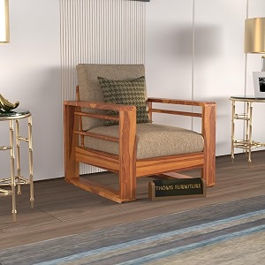 Sheesham Wood Single Seater Sofa Wooden
