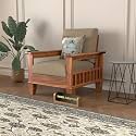 Sheesham Wood Single Seater Sofa Premium