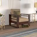 Sheesham Wood Single Seater Sofa Wooden