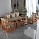 Solid Sheesham Wood 5 Seater Sofa Set