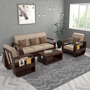 Sheesham Wood Single Seater Sofa Premium