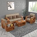 Sheesham Wood Single Seater Sofa Premium