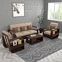 Sheesham Wood Single Seater Sofa Premium