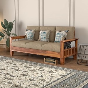 Sheesham Wood Single Seater Sofa Premium