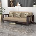 Solid Sheesham Wooden Sofa 3 Seater 