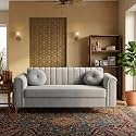 FURNY Dorino 2 Seater Fabric Sofa Set
