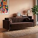 FURNY Dorino 3 Seater Fabric Sofa Set