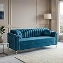 FURNY Dorino 3 Seater Fabric Sofa Set