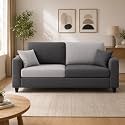 FURNY Lean Luxury 3 Seater Lounger Sofa