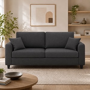 FURNY Lean Luxury 4 Seater Lounger Sofa