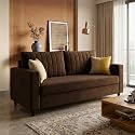 FURNY Luxury Conva 2 Seater Sofa Set