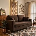 FURNY Luxury Conva 2 Seater Sofa Set