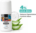 FURR 4% AHA BHA Underarm Roll-On with Long-Lasting Fresh Aqua Fragrance Deodorant Roll-on - For Men & Women (40 ml)
