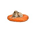 Large Size Dog Bed and mat for Large Size Dog and cat Orange Color Ultra Soft Polyester Fill for Extra Comfort Machine Washable