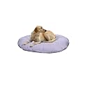 Furry Land Medium Dog Bed Pillow for Medium Size Dog Round Shape Grey Color for Sofa, car, Floor and Multipurpose use Animal, Puppy, Kitten and Pet Pillow Mat