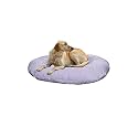 Small Dog Bed Pillow for Small Size Dog Round Shape Grey Color for Sofa, car, Floor and Multipurpose use Animal, Puppy, Kitten and Pet Pillow Mat