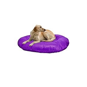 xx large size dog bed and mat for large size dog and cat purple color ultra soft polyester fill for extra comfort machine washable