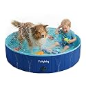 Furrybaby Foldable Dog Pool Non-Slip Hard Bath Tub Indoor Outdoor Pets Kids